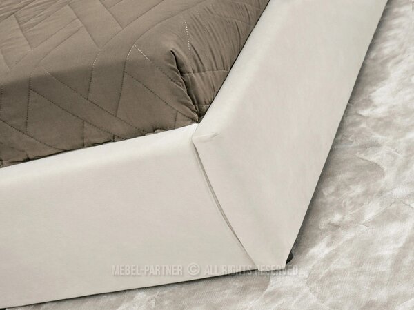 Designová postel 180x200 KANANI - krémová