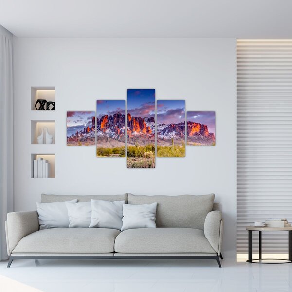 Obraz - Pohoří v Arizoně (125x70 cm)