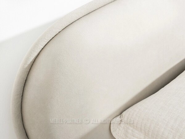 Designová postel 180x200 KANANI - krémová