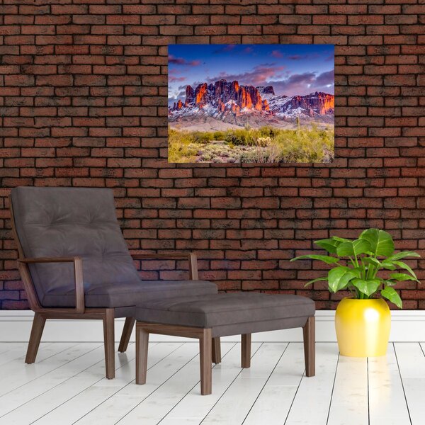 Obraz - Pohoří v Arizoně (70x50 cm)