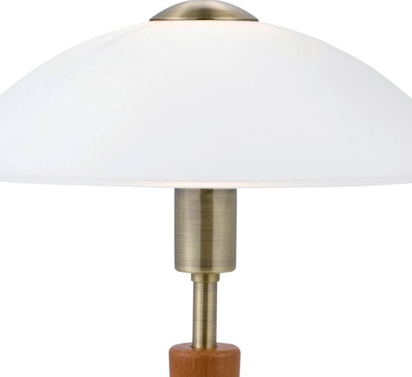 Stolní lampa SOLO 1 kov/ořech