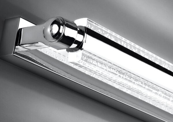 LED osvětlení nad zrcadlo QUASAR - 10W, 6500K (studená bílá), chromované