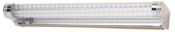 LED osvětlení nad zrcadlo MODERNO - 7W, 6500K (studená bílá), 40cm, chromované