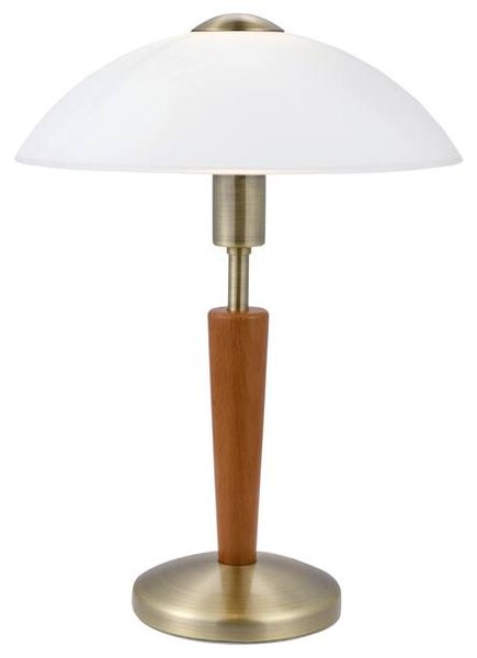 Stolní lampa SOLO 1 kov/ořech