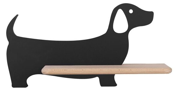 Nástěnná lampička do dětského pokoje DOG - 5W, 4000K (denní bílá), černá