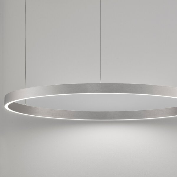 Stříbrné závěsné LED světlo Nova Luce Elowen 98 cm