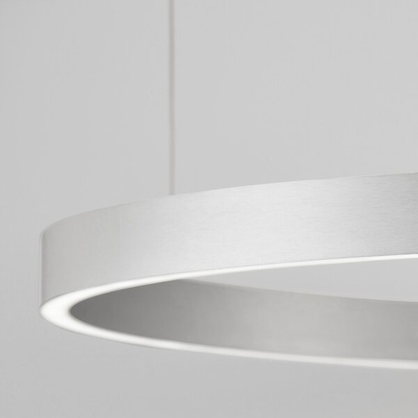 Stříbrné závěsné LED světlo Nova Luce Elowen 98 cm