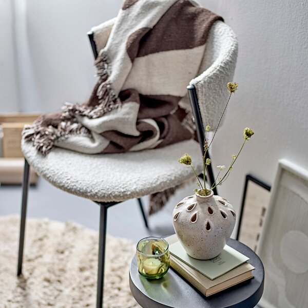 Bloomingville Bílá bouclé jídelní židle Marlo