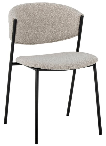 Bloomingville Bílá bouclé jídelní židle Marlo