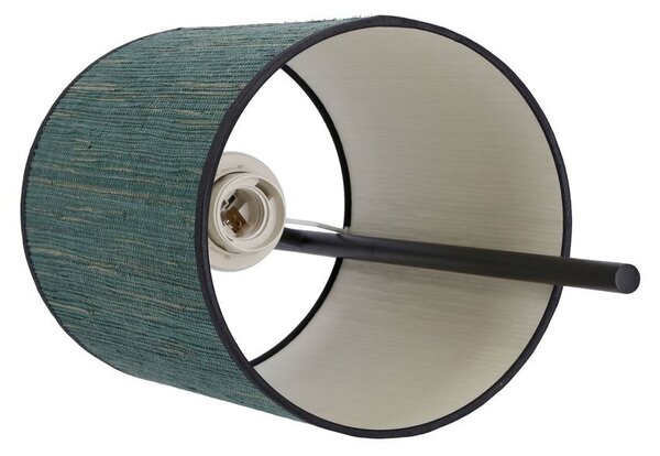Moderní nástěnná lampa BENDI - 1xE27, 40W, černá / zelená