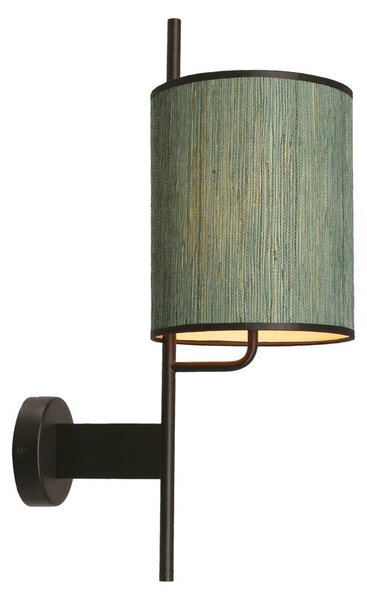Moderní nástěnná lampa BENDI - 1xE27, 40W, černá / zelená
