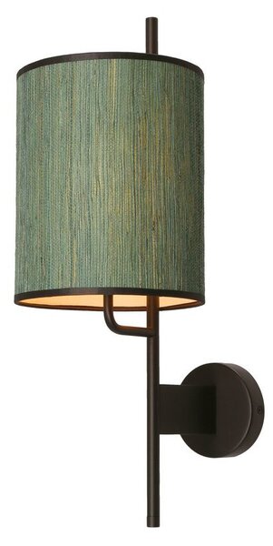 Moderní nástěnná lampa BENDI - 1xE27, 40W, černá / zelená