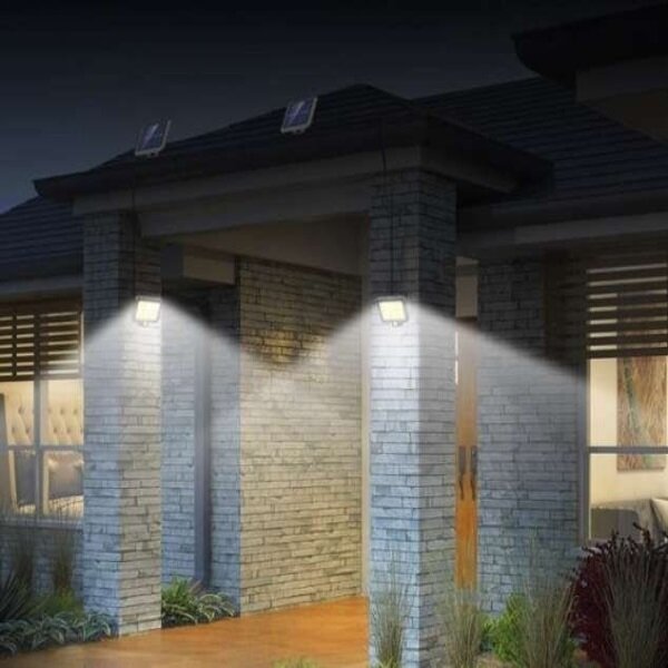 Izoxis 10719 Solární venkovní 120 LED osvětlení, pohybový senzor