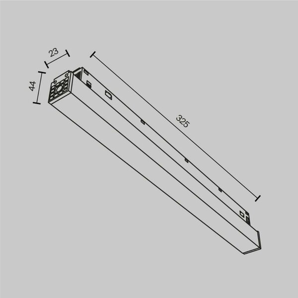 MAYTONI Napájení pro kolejnicový systém Exility bílá TRX034DR4-200W-1