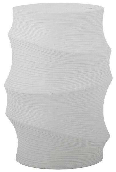 Bílý kameninový odkládací stolek Bloomingville Volise 37 cm
