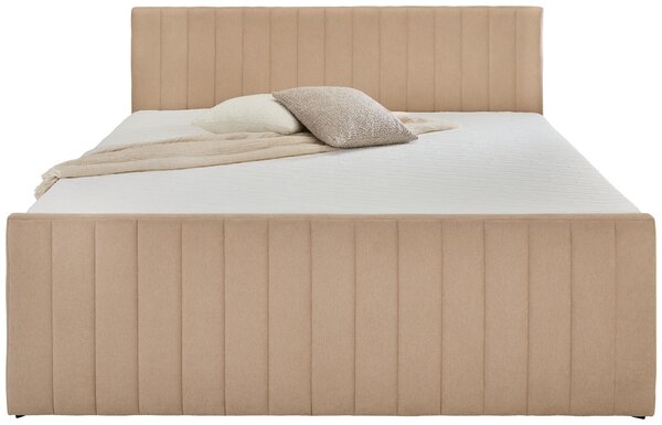 AMERICKÁ POSTEL, 160/200 cm, béžová Boxxx - Postele s úložným prostorem, Online Only