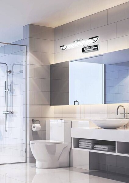 Nástěnné LED osvětlení nad zrcadlo MOVE - 6W, 4000K (denní bílá), chromované