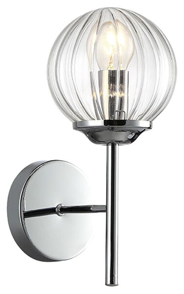 Moderní nástěnné osvětlení BEST - 1xE14, 40W, chromované