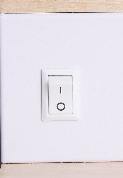 Nástěnné LED svítidlo s USB portem ANET - 2x4W, 4000K (denní bílá), hnědé / bílé