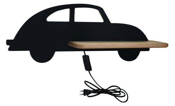 Nástěnné LED dětské světlo do zásuvky CAR 2 - 5W, 4000K (denní bílá), černé