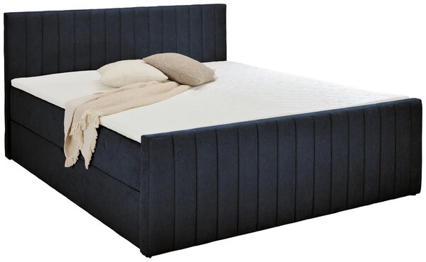 AMERICKÁ POSTEL, 180/200 cm, antracitová Boxxx - Postele s úložným prostorem, Online Only