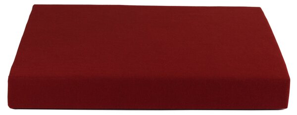 Jersey prostěradlo PREMIUM LINE 19-1532 bordó, 100x200 cm