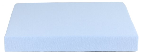 Jersey prostěradlo PREMIUM LINE 805 světle modrá, 100x200 cm