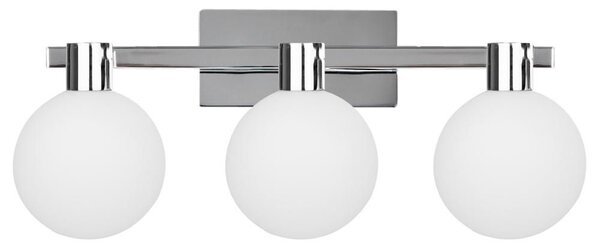 Moderní nástěnné svítidlo MALDUS - 3xG9, 40W, chromované / bílé