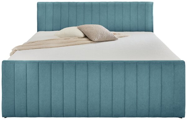 AMERICKÁ POSTEL, 140/200 cm, světle modrá Boxxx - Postele s úložným prostorem, Online Only