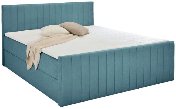 AMERICKÁ POSTEL, 140/200 cm, světle modrá Boxxx - Postele s úložným prostorem, Online Only