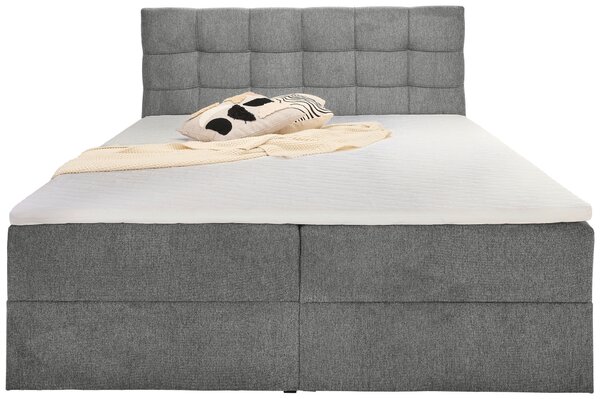 AMERICKÁ POSTEL, 160/200 cm, šedá Boxxx - Postele s úložným prostorem, Online Only