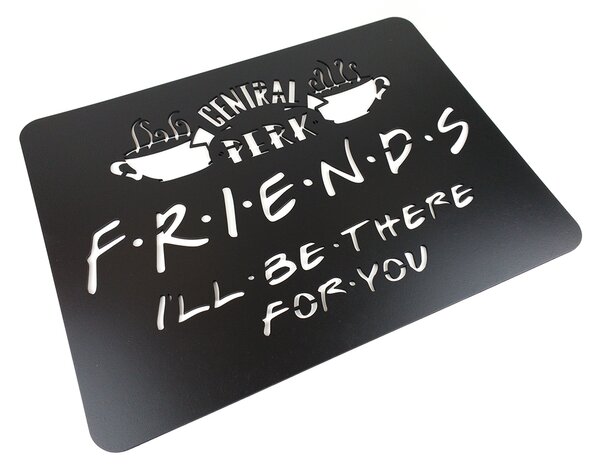 Dřevěná nástěnná dekorace Přátelé Friends