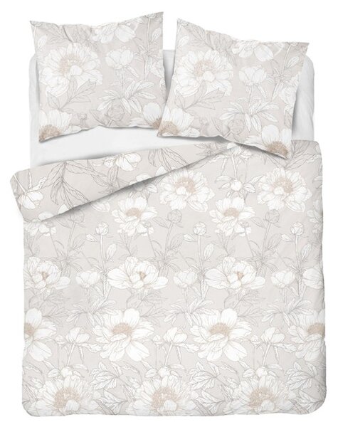 Povlečení EDENS béžová, 70x90 a 140x200 cm