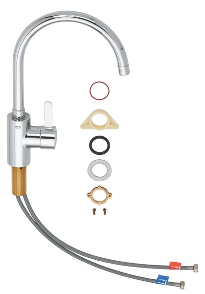 Grohe Eurosmart Cosmopolitan kuchyňská baterie stojící StarLight Chrome 32843002