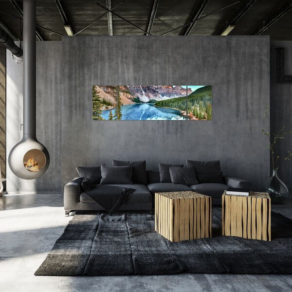Obraz - Moraine lake (170x50 cm)
