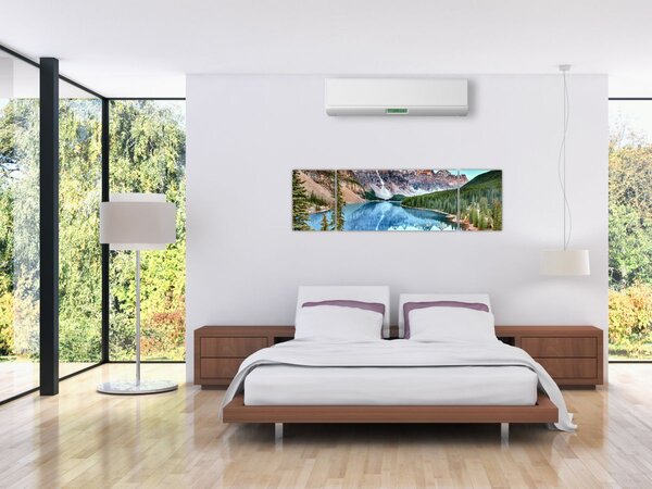 Obraz - Moraine lake (170x50 cm)