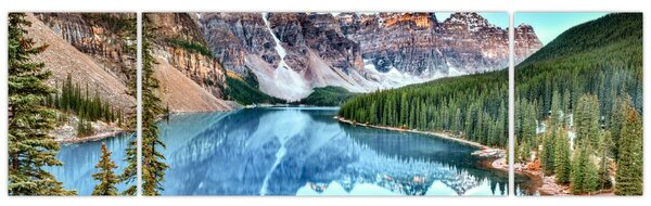 Obraz - Moraine lake (170x50 cm)