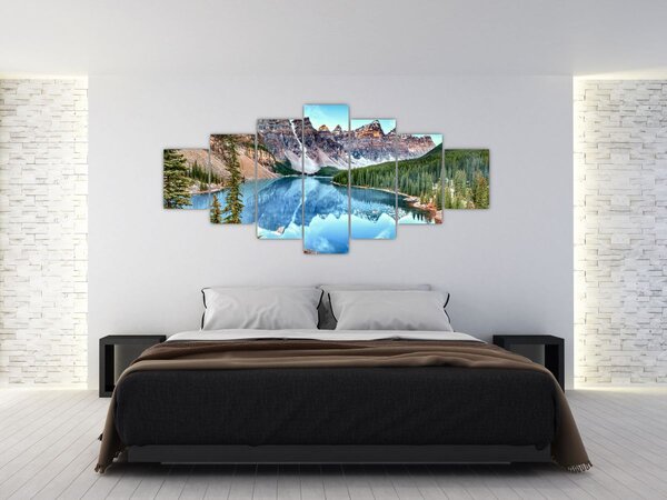 Obraz - Moraine lake (210x100 cm)