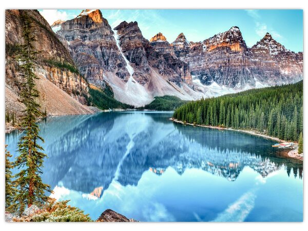 Obraz - Moraine lake (70x50 cm)