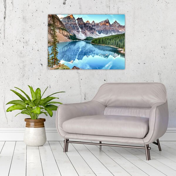 Obraz - Moraine lake (70x50 cm)