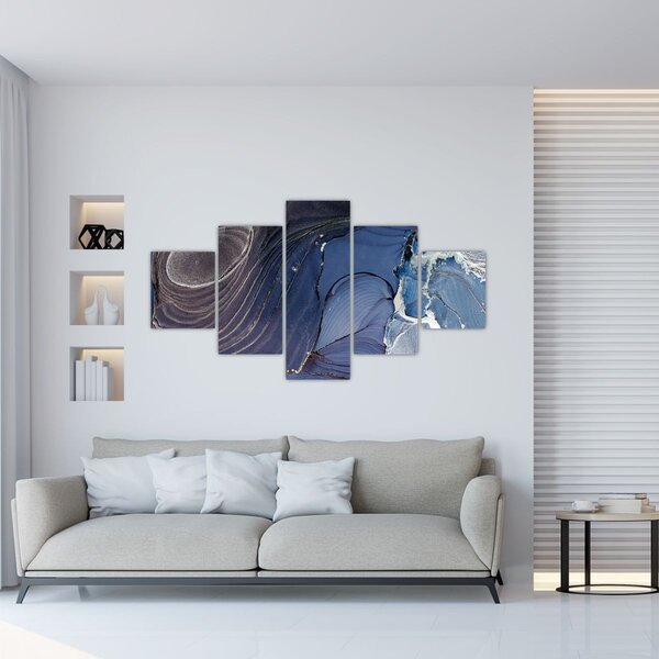 Obraz - Mramorovaný inkoust (125x70 cm)