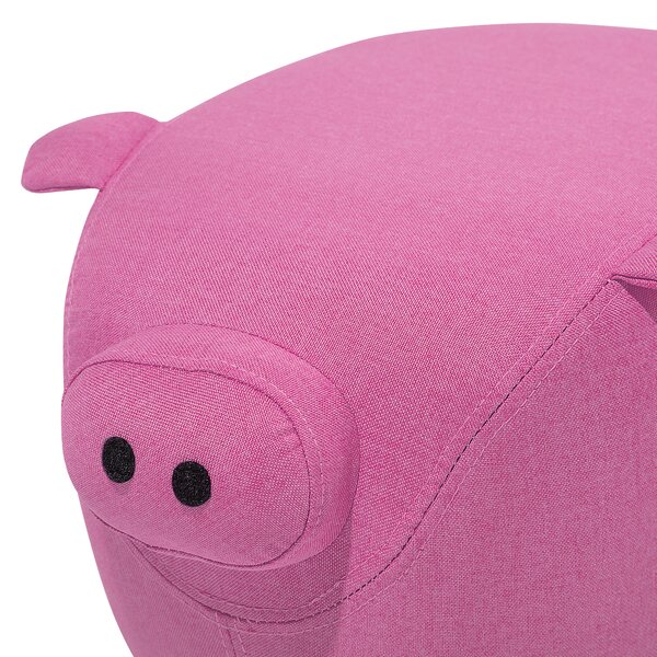 Zvířecí stolička PIGGY Tkanina Růžová Prase