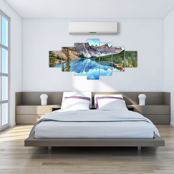 Obraz - Moraine lake (210x100 cm)
