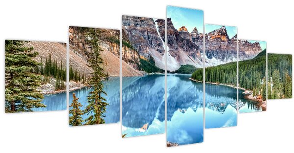 Obraz - Moraine lake (210x100 cm)