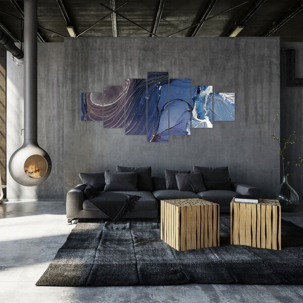 Obraz - Mramorovaný inkoust (210x100 cm)