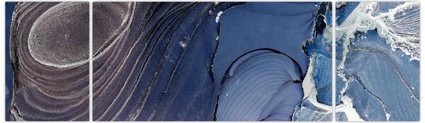 Obraz - Mramorovaný inkoust (170x50 cm)