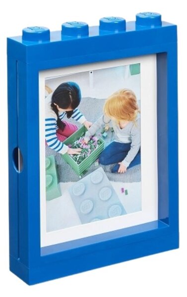 Modrý fotorámeček LEGO® Storage 27 x 19 cm