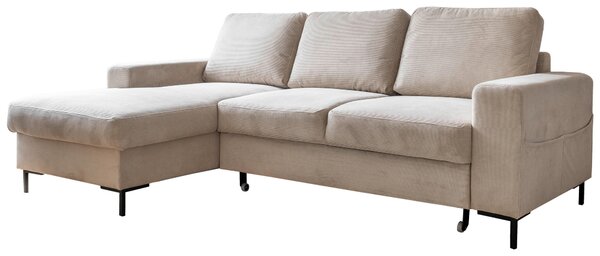 ROHOVÁ SEDAČKA, textil, béžová MID.YOU - Sedací soupravy, Online Only