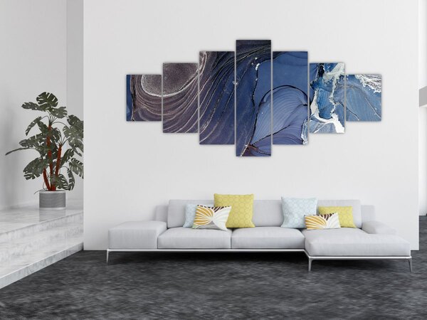 Obraz - Mramorovaný inkoust (210x100 cm)