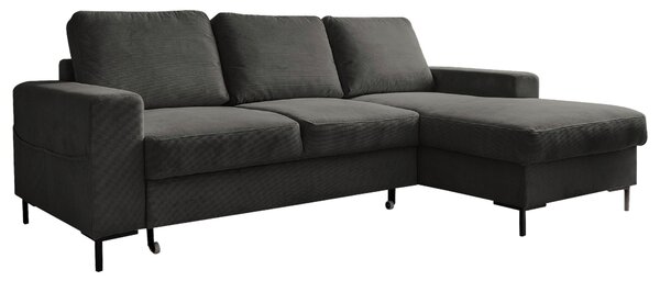 ROHOVÁ SEDAČKA, textil, šedá MID.YOU - Sedací soupravy, Online Only